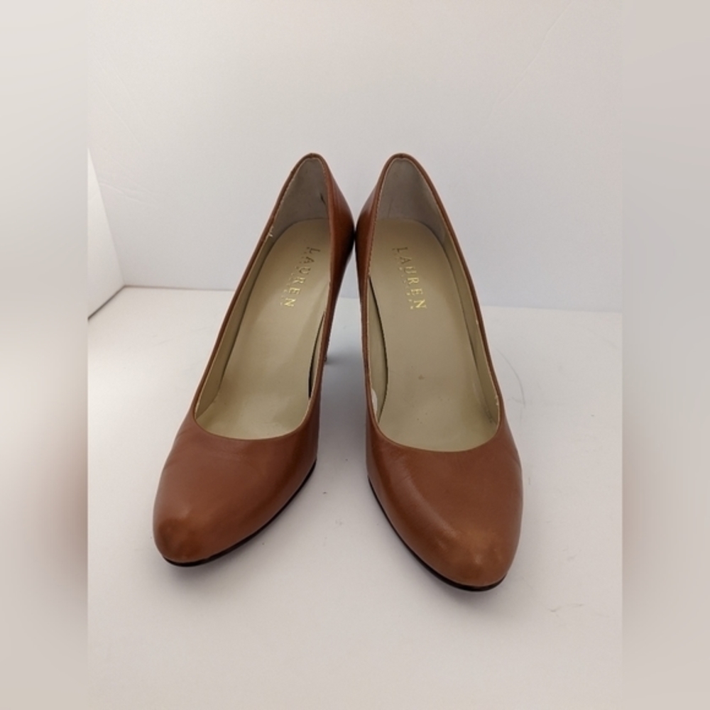 Lauren RL Heels Camel Color Sz 8B‎